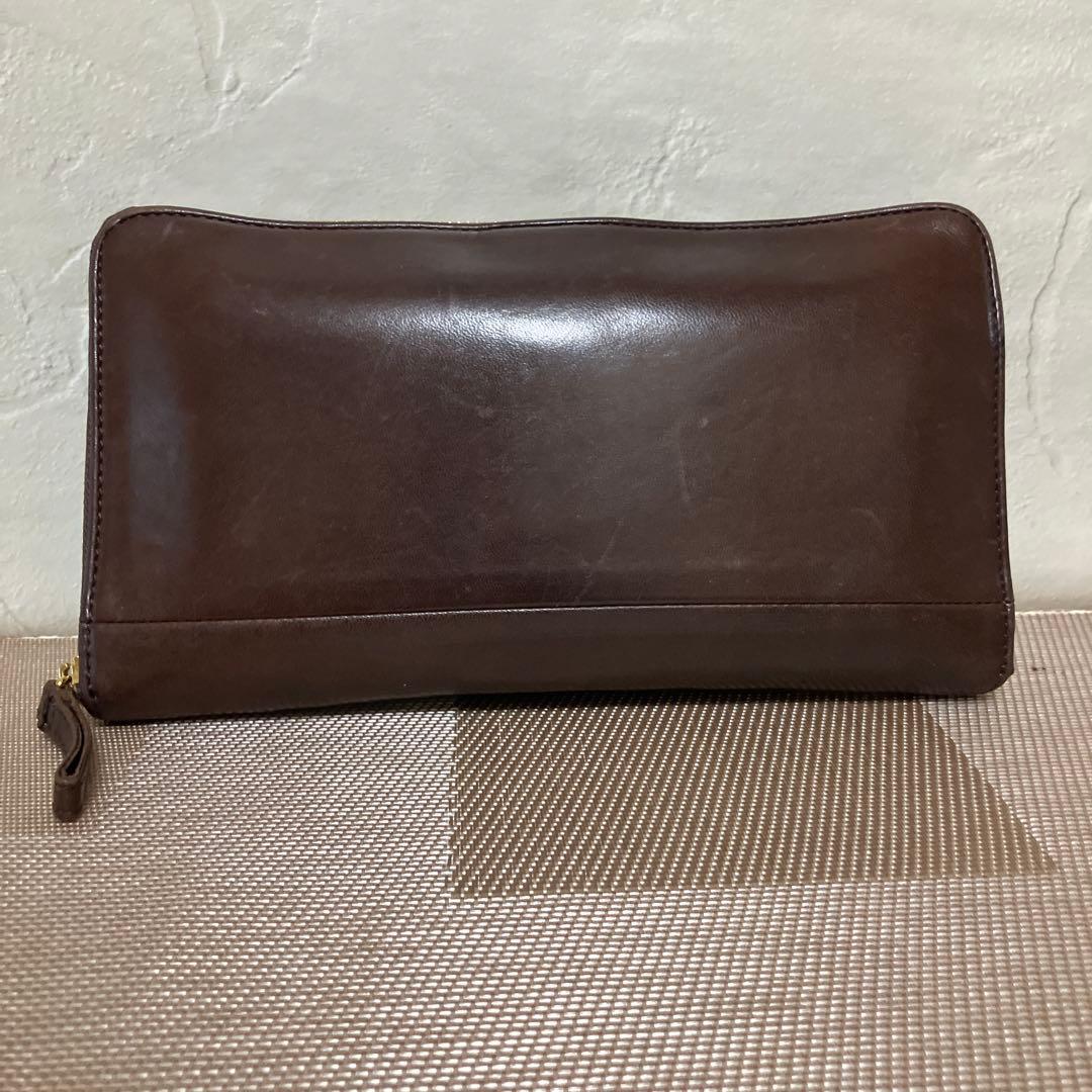 PORTER.ダークブラウンレザー 長財布