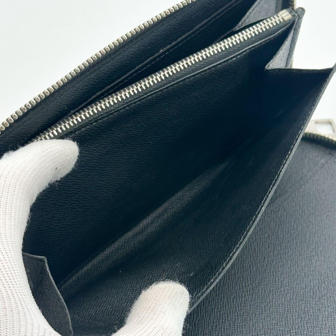ルイヴィトン ジッピーオーガナイザー エピ ブラック ラウンド 長財布 レザー