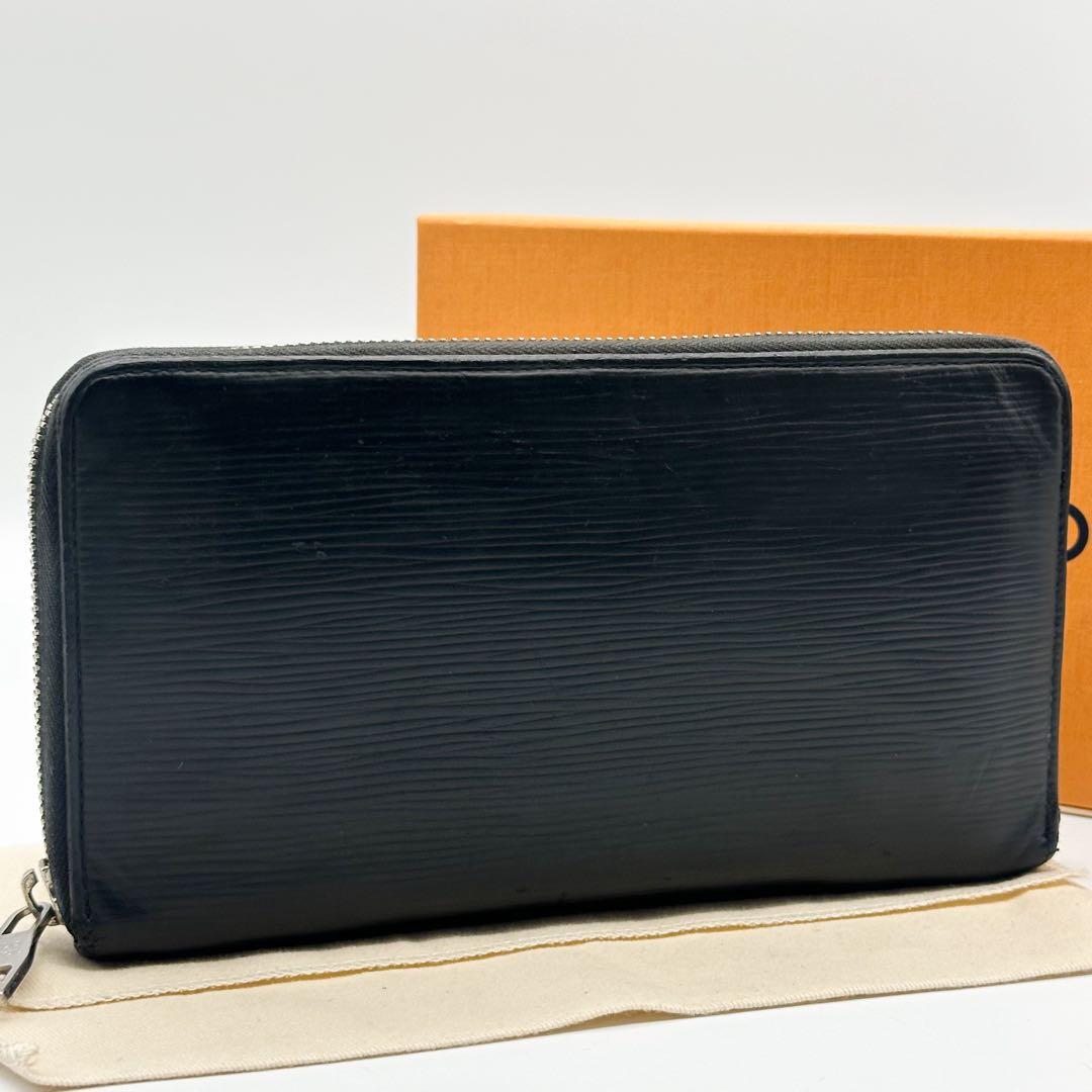 ルイヴィトン ジッピーオーガナイザー エピ ブラック ラウンド 長財布 レザー