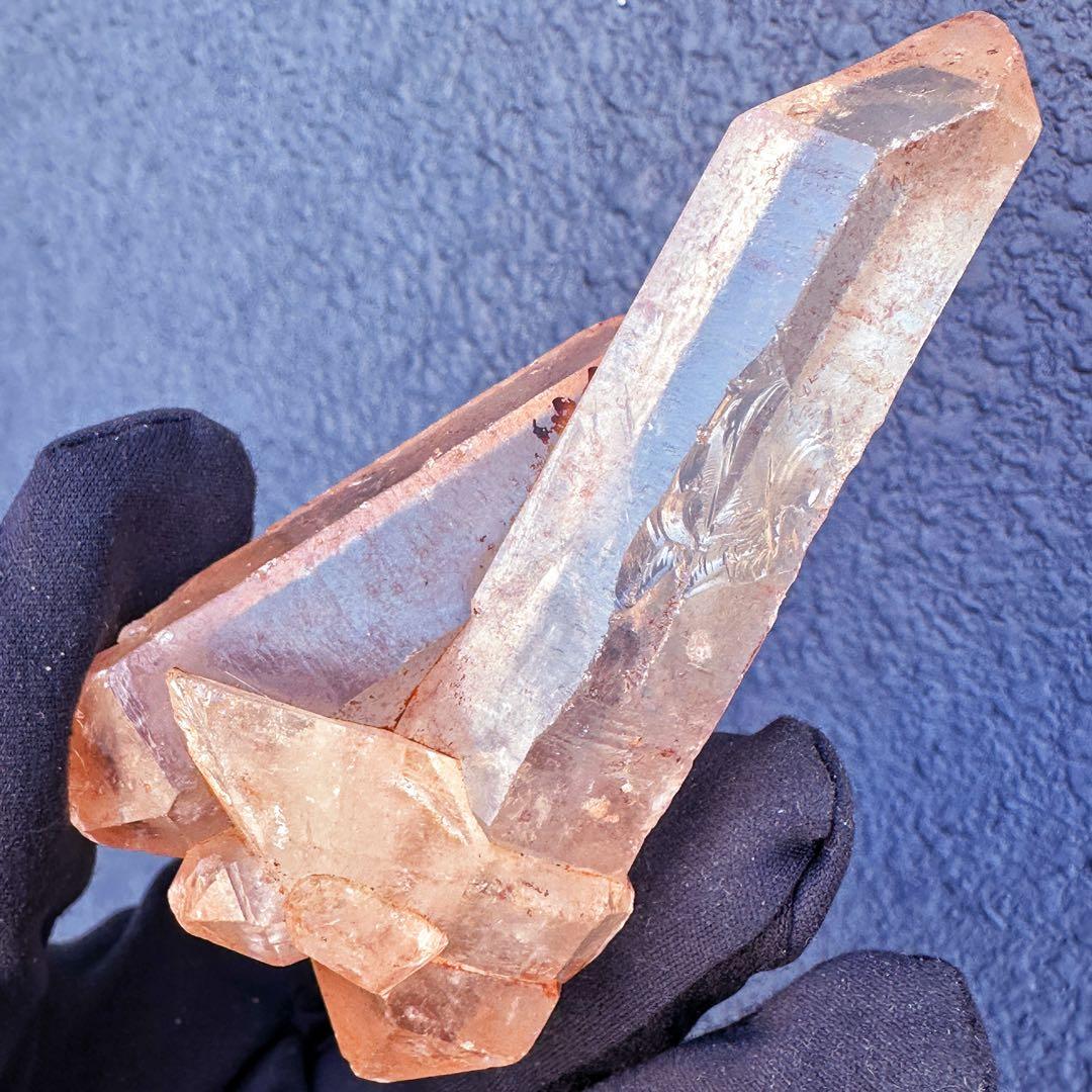 爆レア❗️ 両剣❗️超綺麗♡超強いパワー ピンクヒマラヤ クラスター天然石A1523
