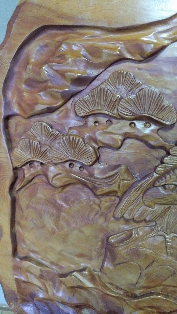 【新たに値下げ】大変貴重な1枚板の木製衝立