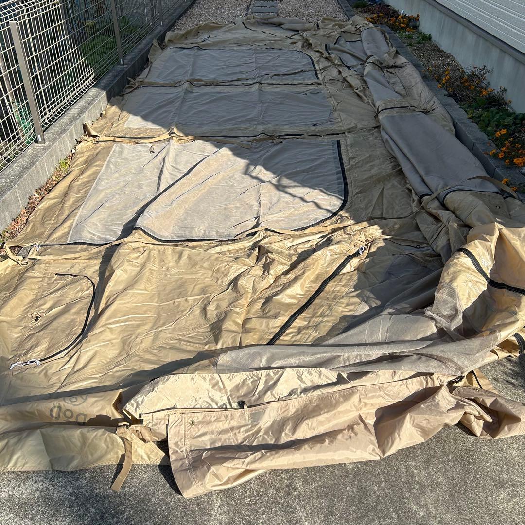 F*様 DOD カマボコテント 3M タン