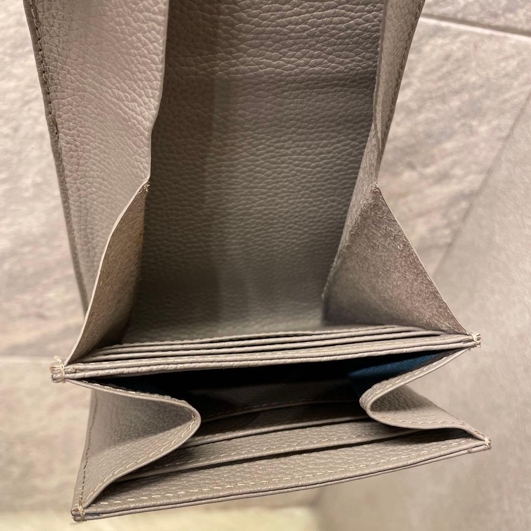 ATAO アタオ ロトロ 二つ折り財布 グレージュ