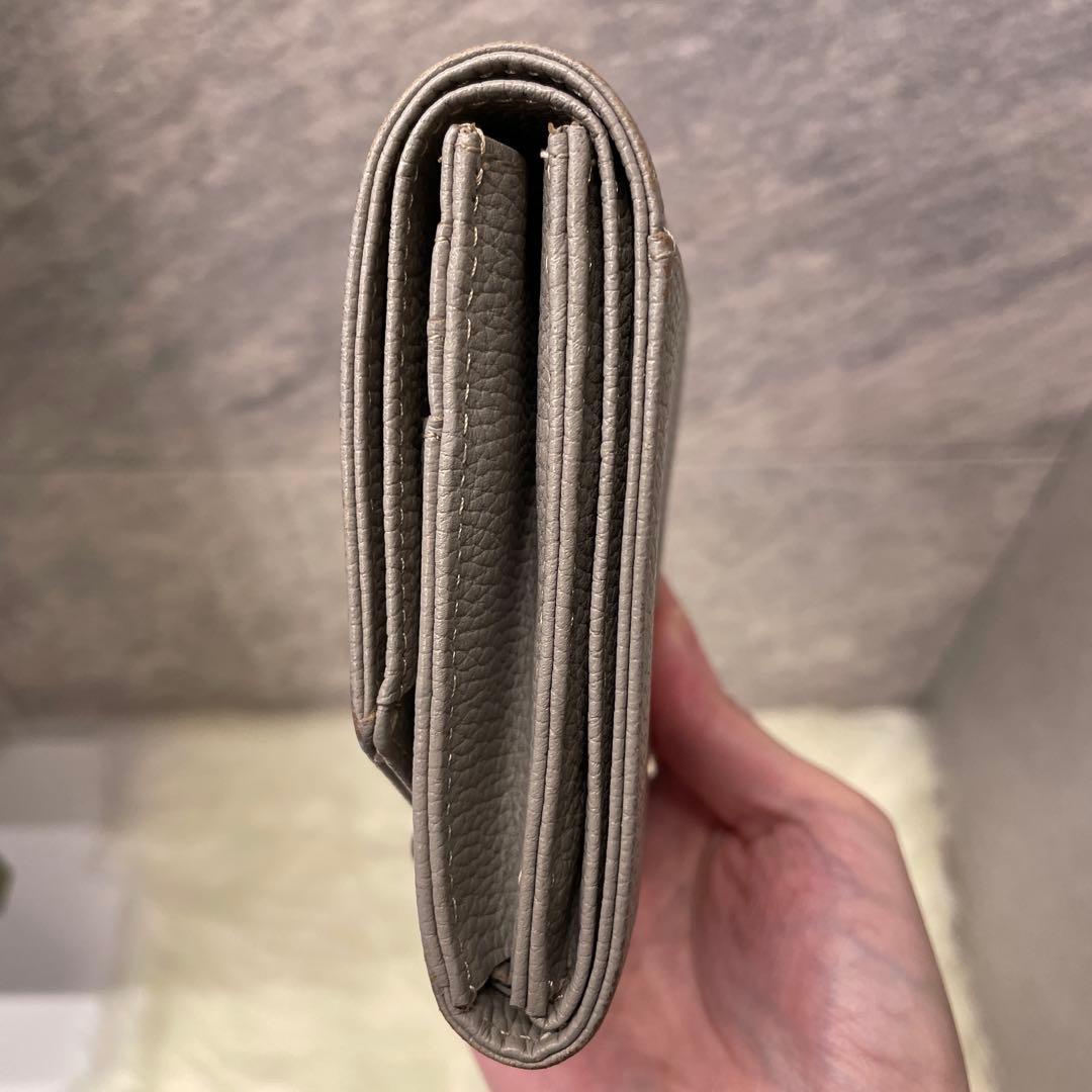 ATAO アタオ ロトロ 二つ折り財布 グレージュ