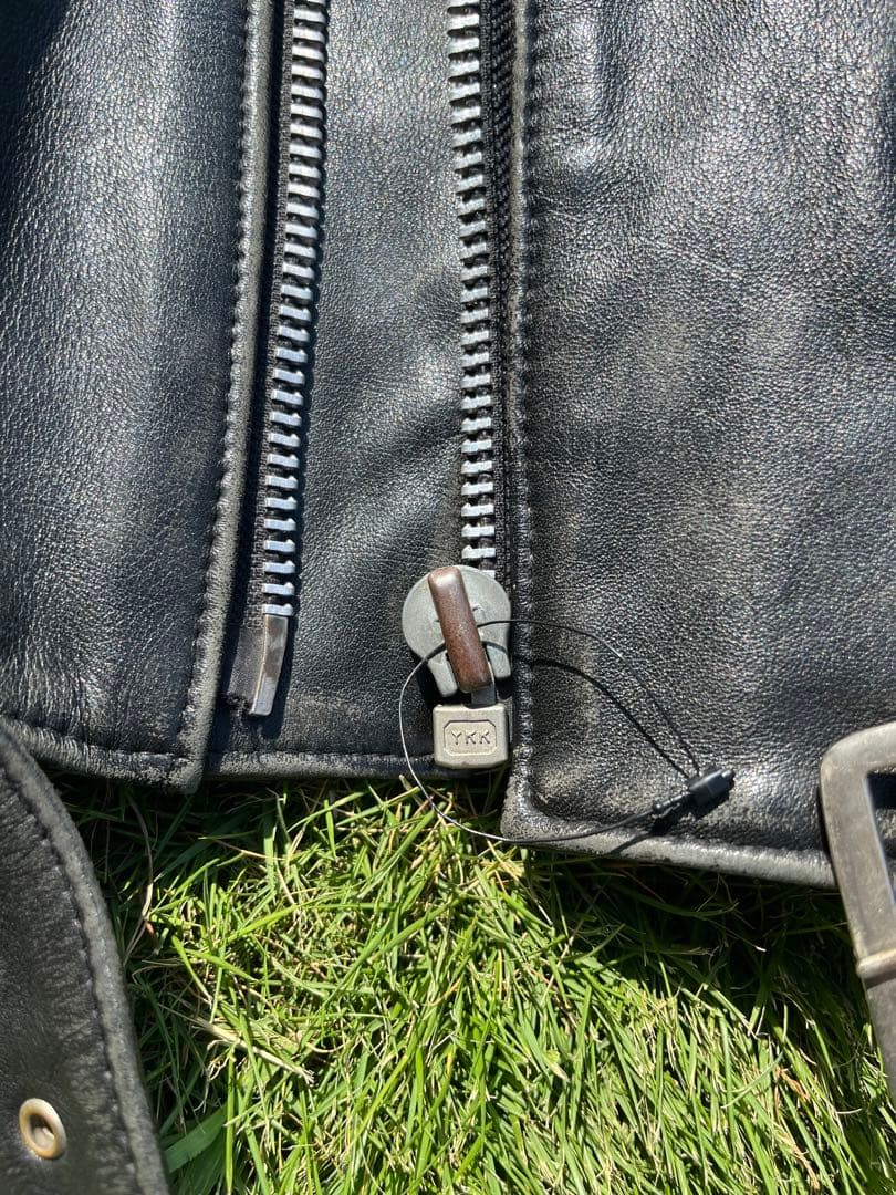 ダブルレザージャケット　ライダース　Blanded garments