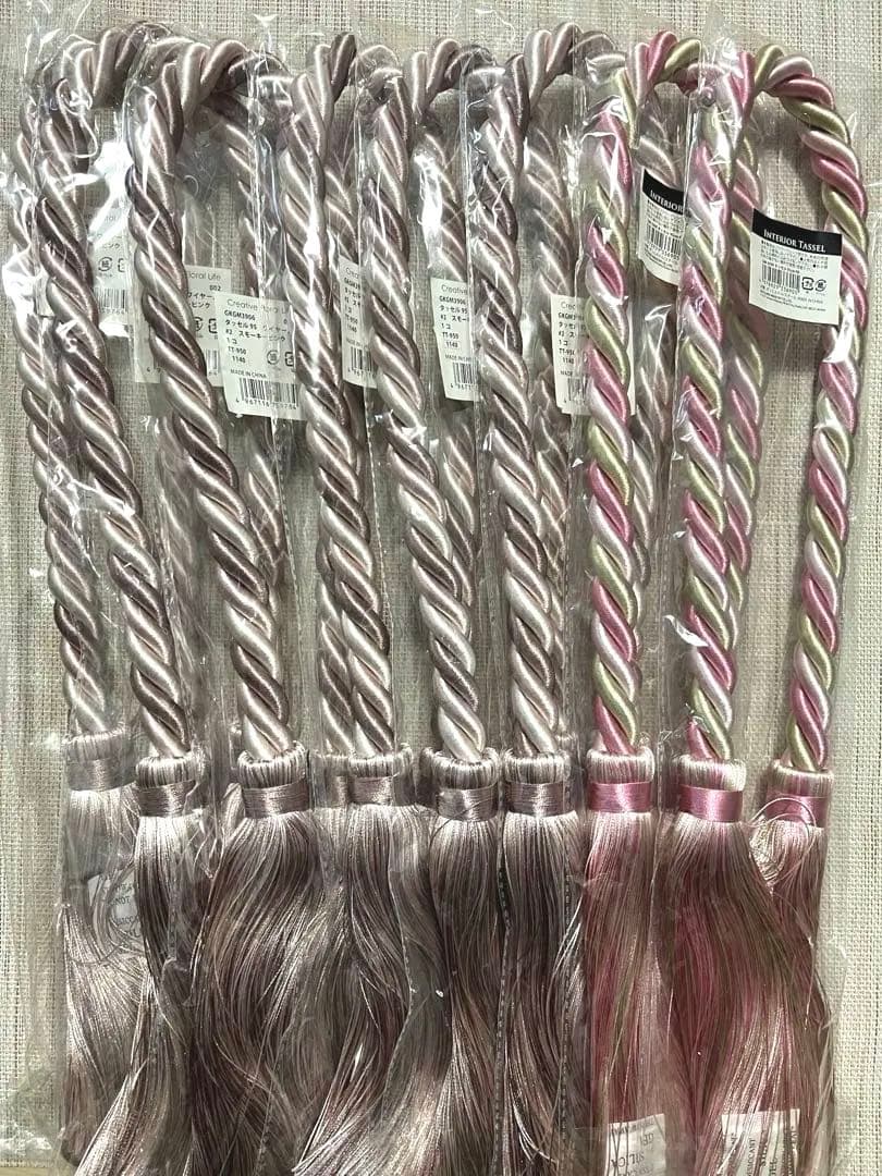 しめ縄　しめ飾り　タッセル　ワイヤー入り　8本まとめ売り