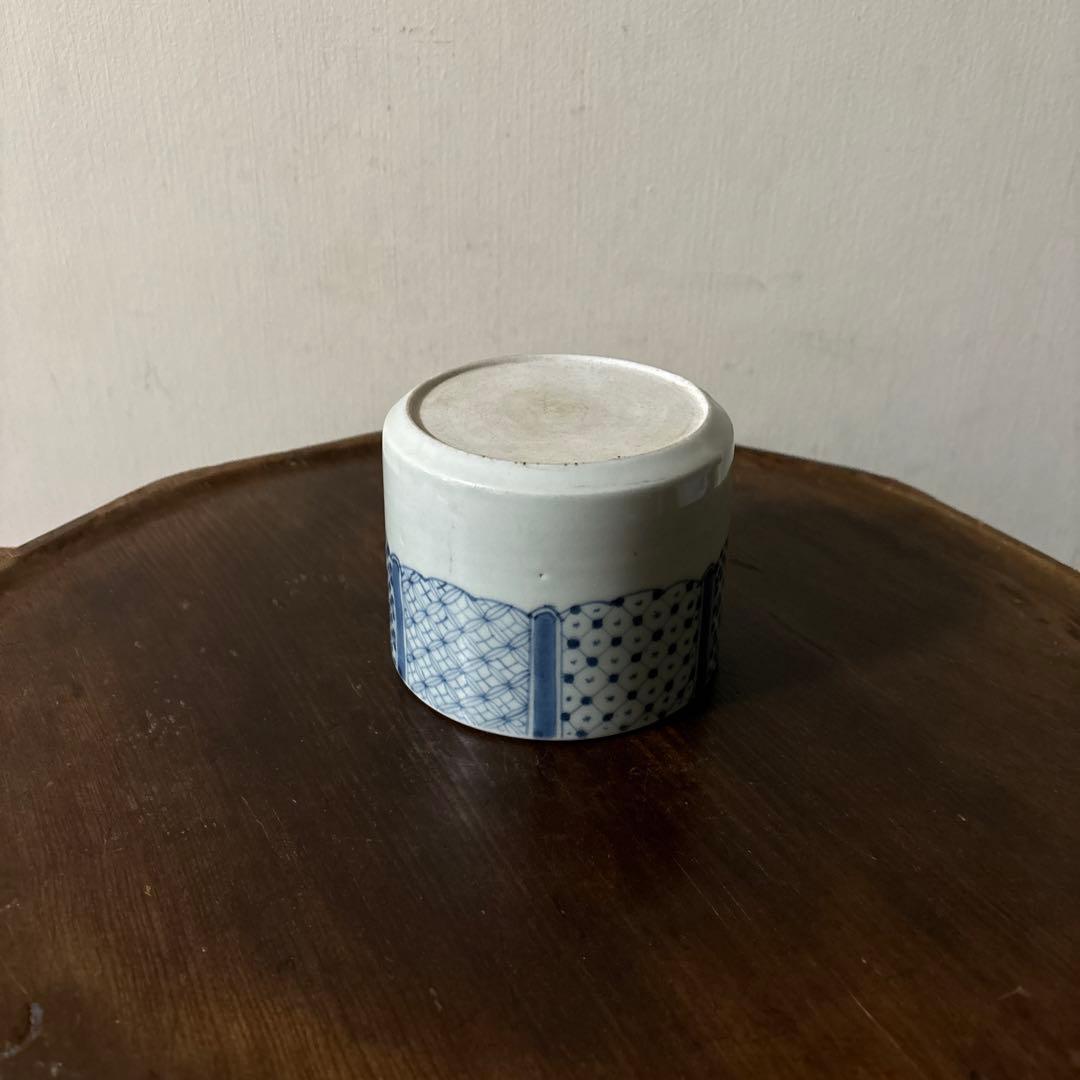 古伊万里染付　火入　江戸時代.明治　骨董品　アンティーク　古道具　白磁　検:李朝