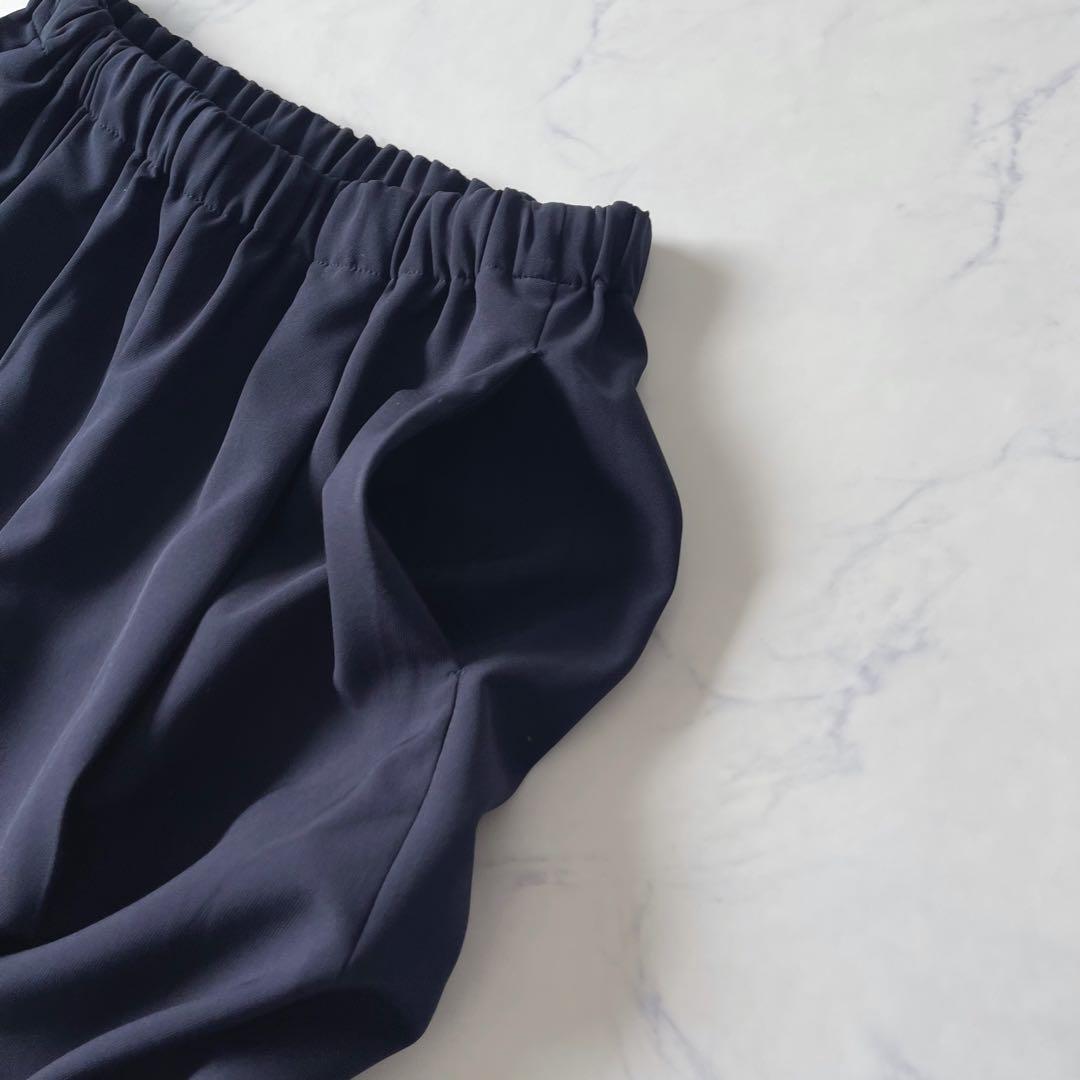 【美品】グリーンレーベルリラクシング ノーカラー セットアップ パンツスーツ40