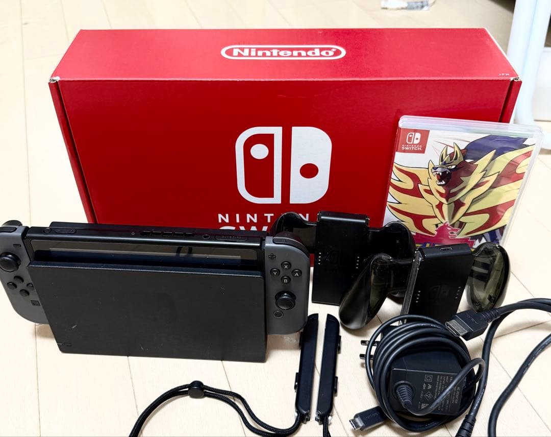 Nintendo Switch 本体 ブラック ゲームソフト付き