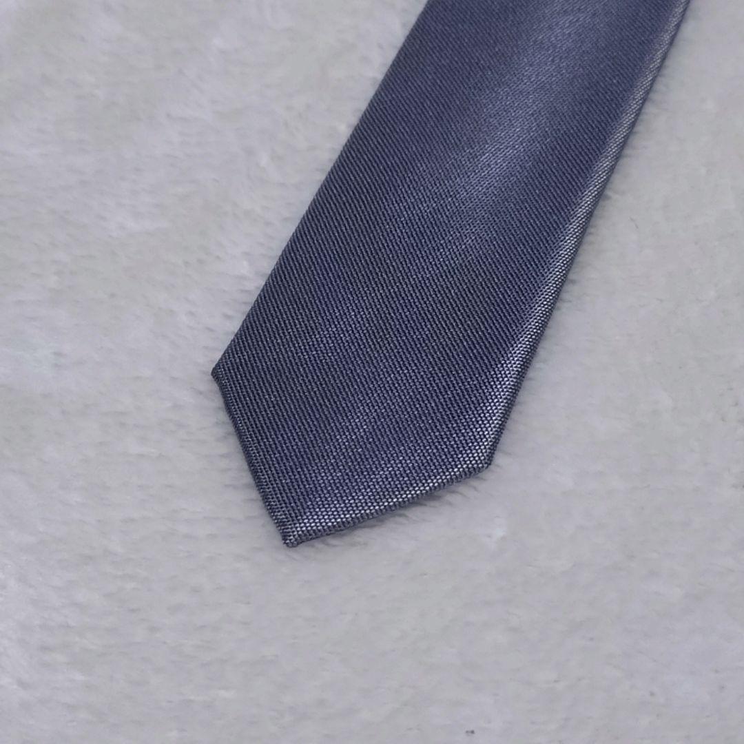 美品■JIL SANDER ネクタイ　シルバー　ナロータイ　ジル サンダー