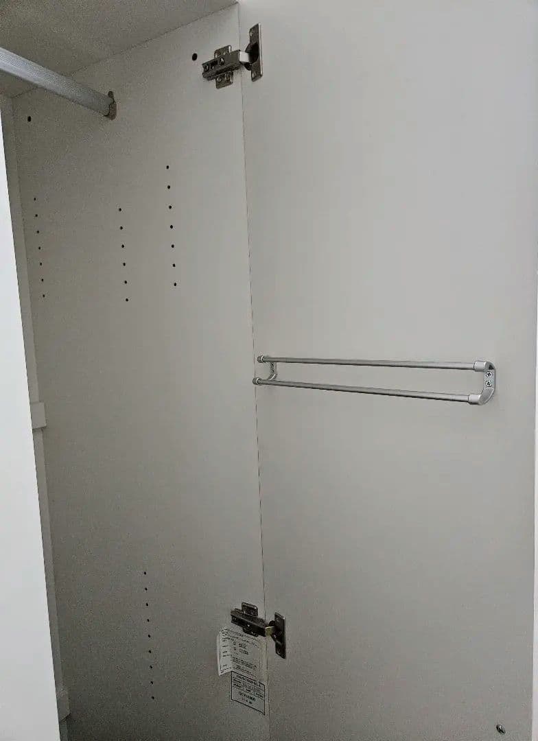 ニトリ ポルテ80cm幅 ホワイト ワードローブ