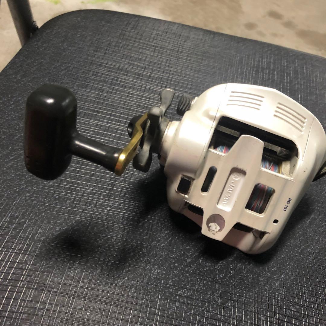 1000W 電動リール デジタル表示　中古品　動作未確認