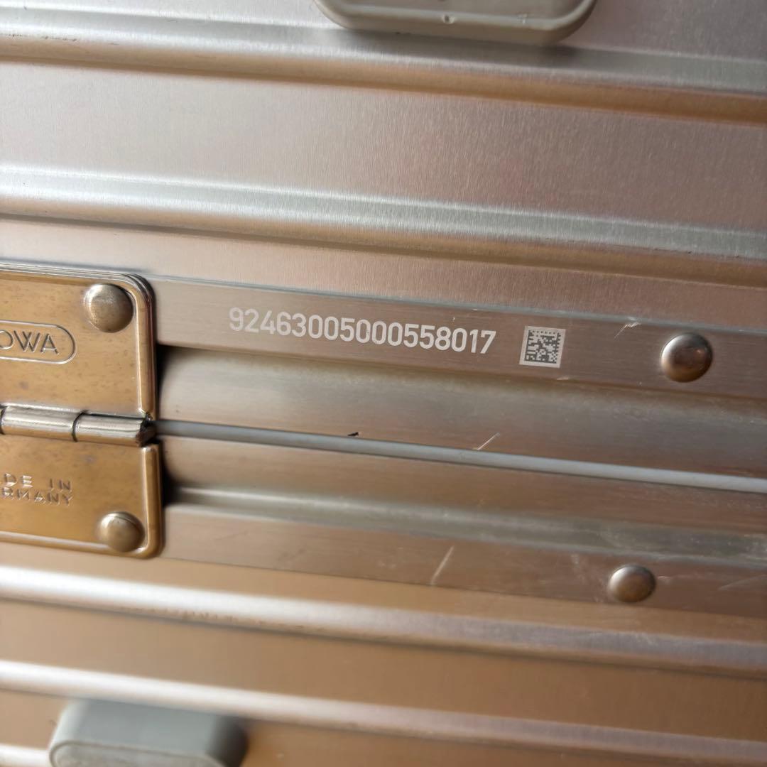 【YAMA】RIMOWA スーツケース67L E-TAG アルミニウム