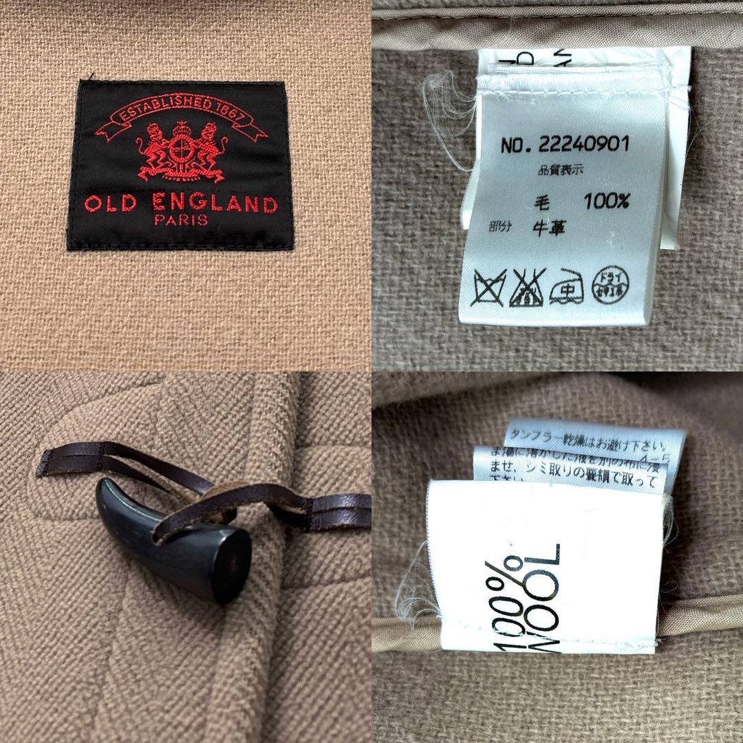 美品　OLD ENGLAND　オールドイングランド ダッフルコート ヘリンボーン