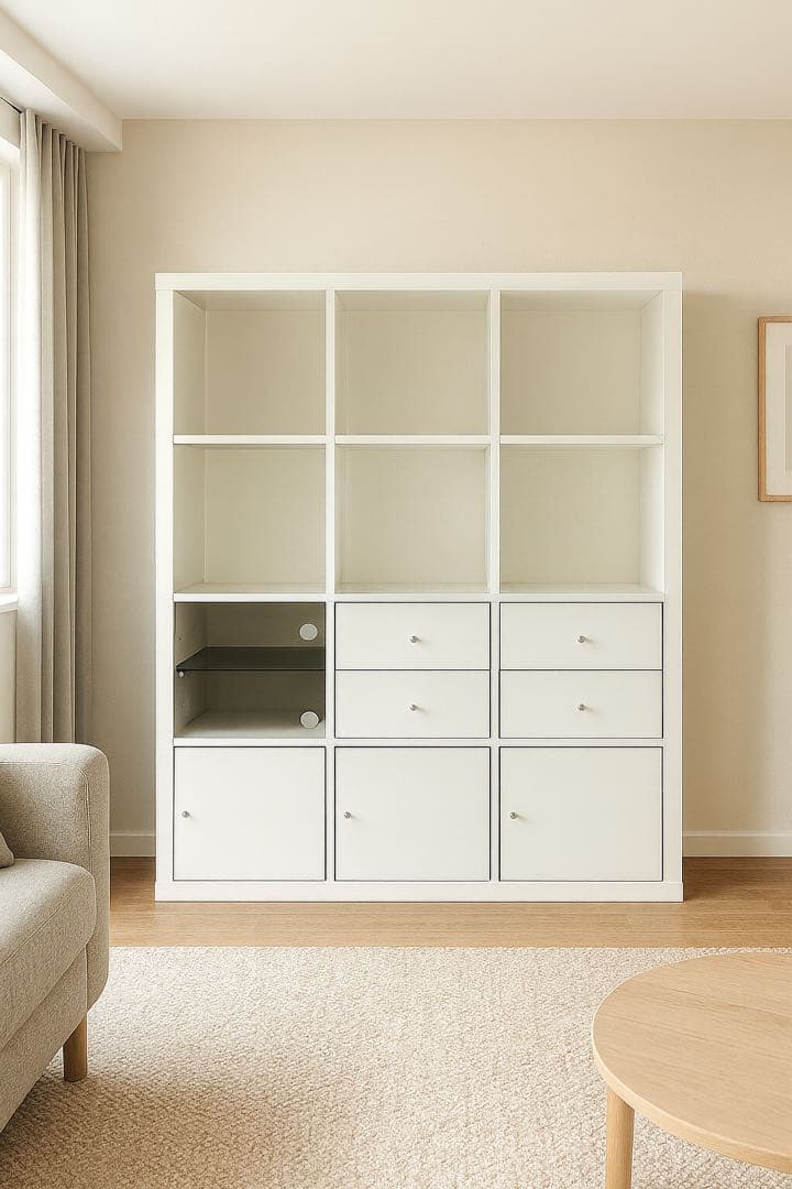 IKEA KALLAX ホワイトシェルフ 3×4