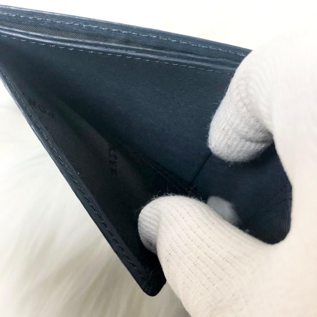 【極美品】PORTER 二つ折り財布 折り財布 カレント ネイビー