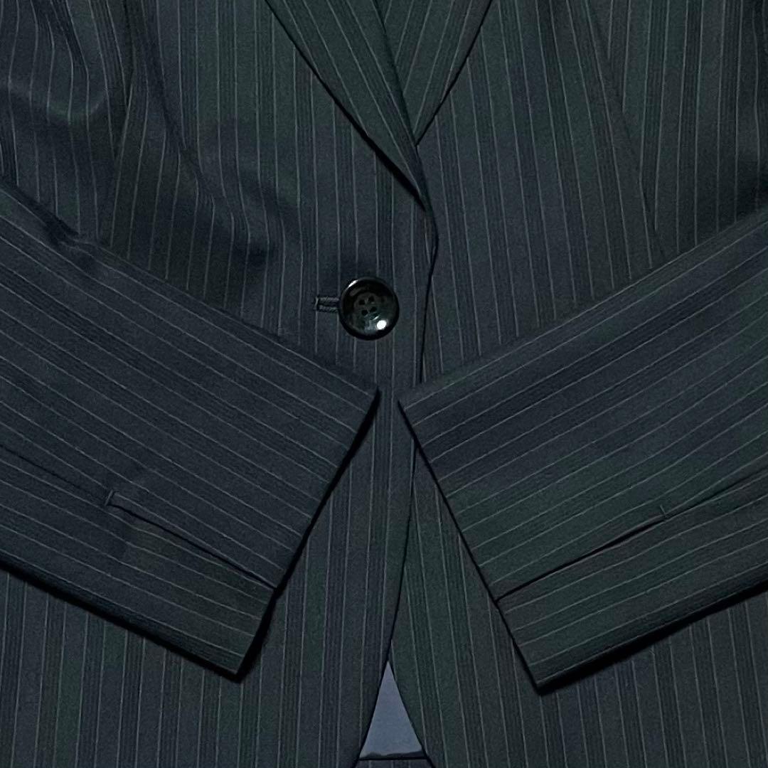 【INDIVI】美品インディヴィ 高級シルク ストレッチ ブーツカット ブラック