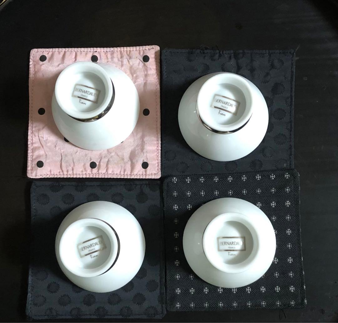 BERNARDAUDベルナルド F usion フュージョン酒杯4個−4