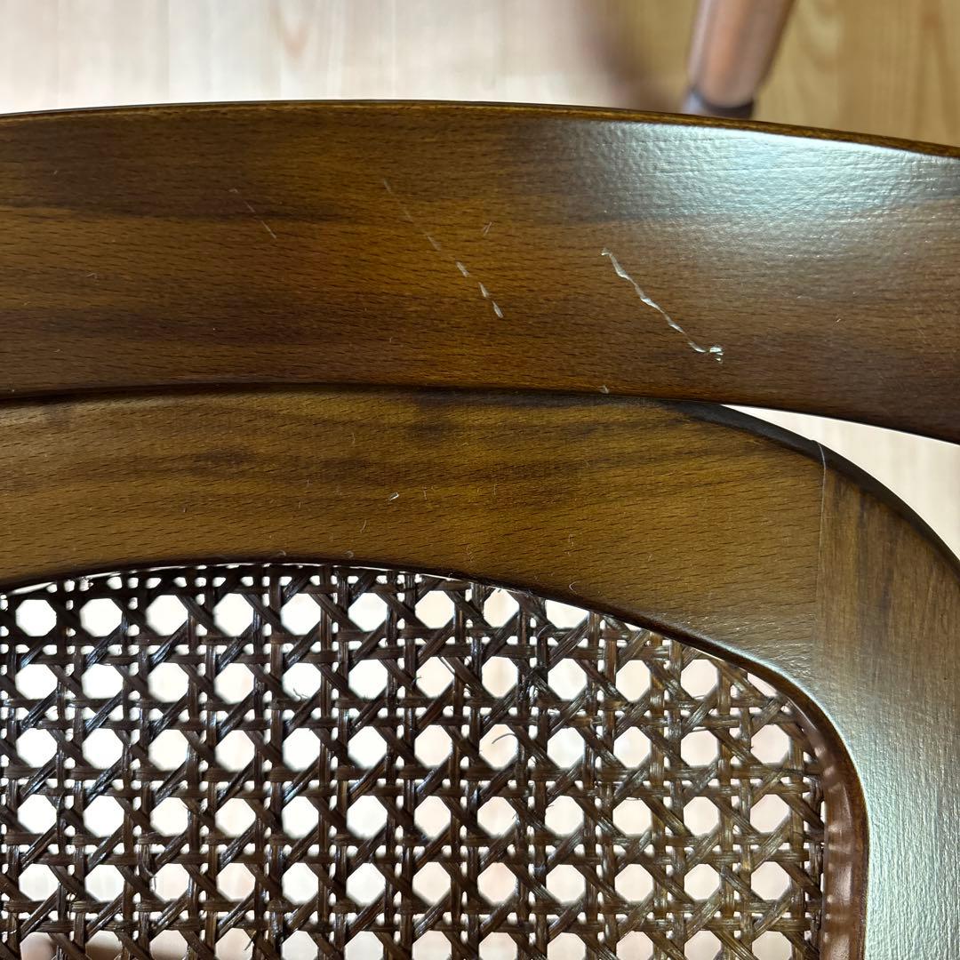 【美品】 昭和 レトロ 家具 カリモク karimoku 椅子 イス チェア ②