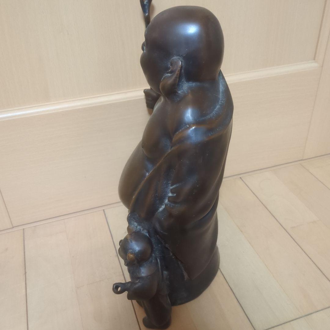 ブロンズ　布袋様　縁起物　置物