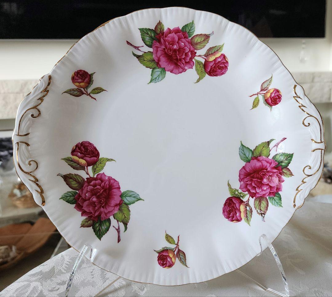 パラゴン ④ ローズ ケーキプレート アンティーク ビンテージ
