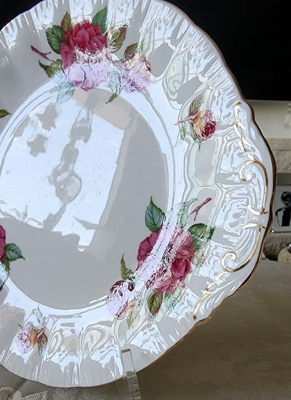 パラゴン ④ ローズ ケーキプレート アンティーク ビンテージ