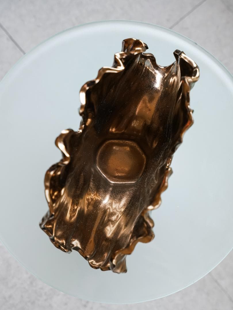 ヴィンテージ イチョウ 花器/ベース オブジェ ミッドセンチュリー