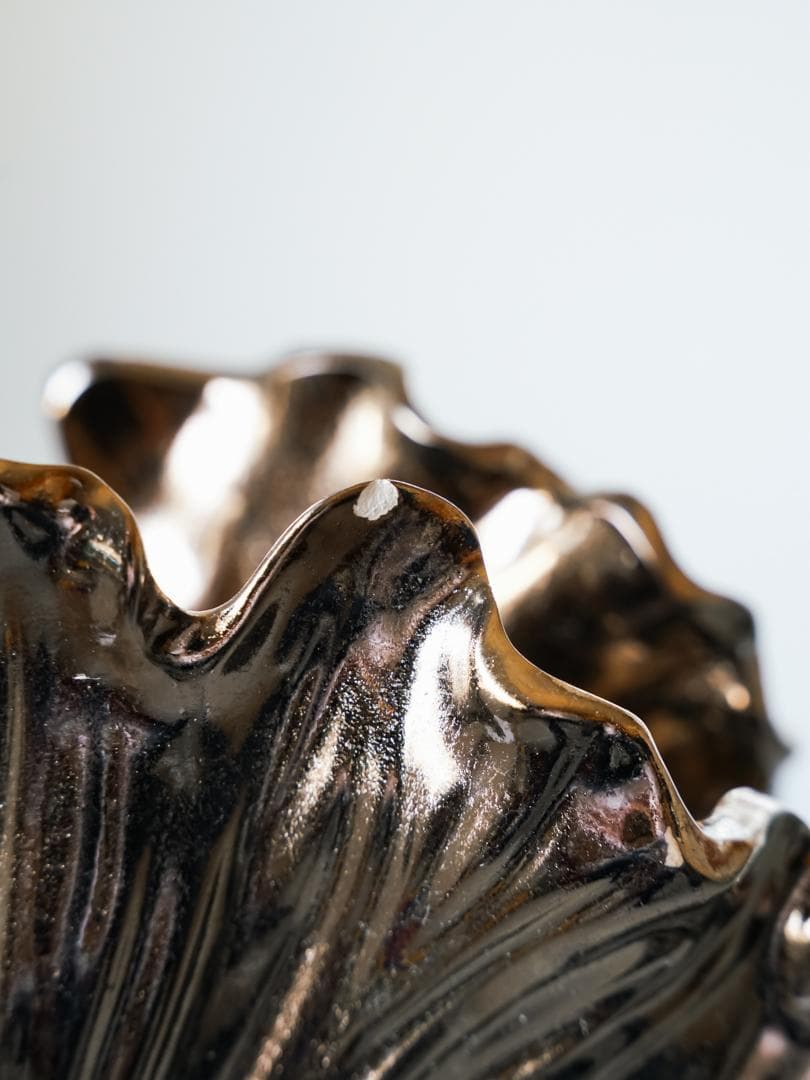 ヴィンテージ イチョウ 花器/ベース オブジェ ミッドセンチュリー