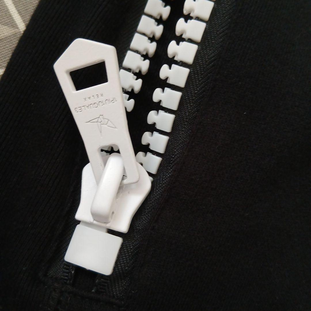 1PIU1UGUALE3 RELAX ビッグファスナーセットアップ 黒 Ｌ/M