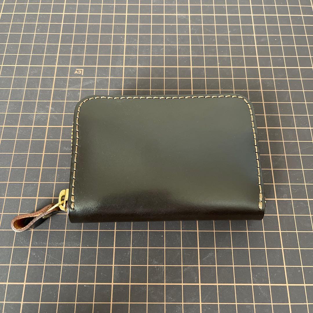 organオルガンフルジップミニ財布GS-75限定ブライドルレザー茶