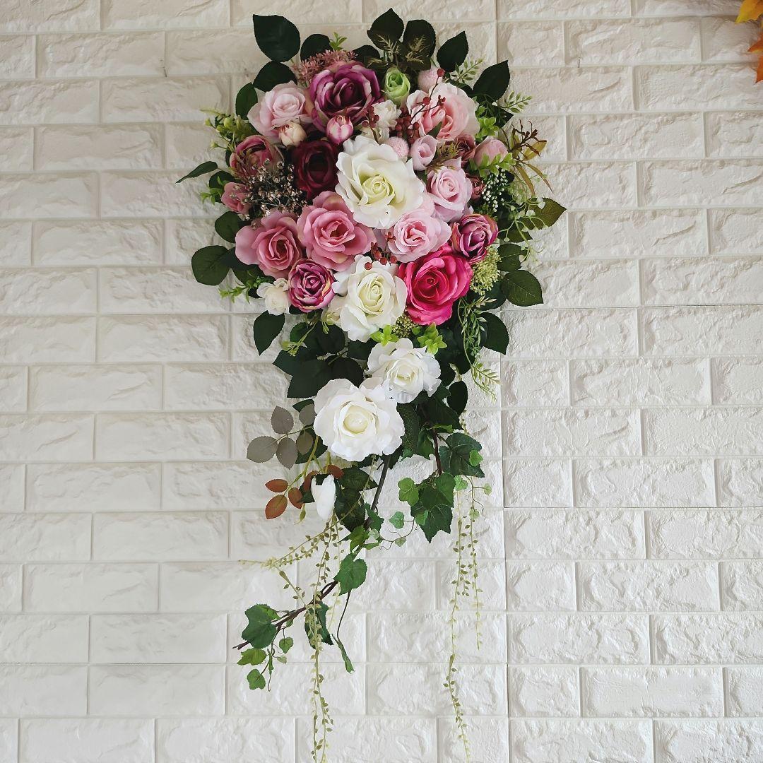 フラワーリース(オールシーズン。超特大サイズ55)