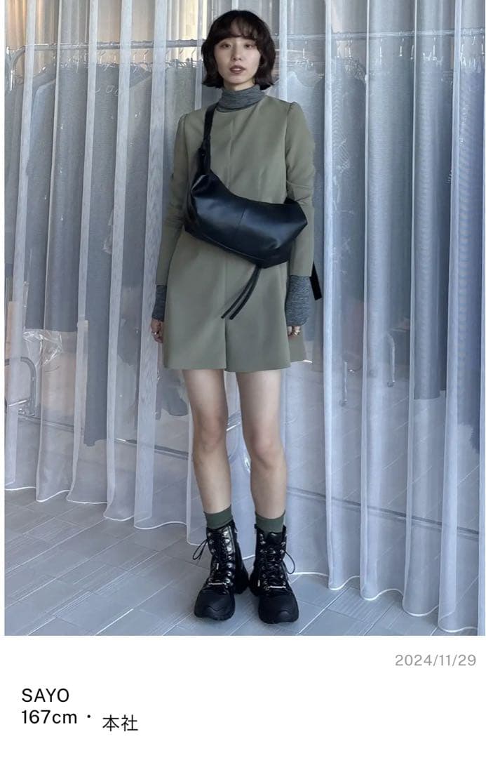 サロペット・オーバーオール・オールインワン ameri LADY LIKE PUFF SHORT ROMPERS