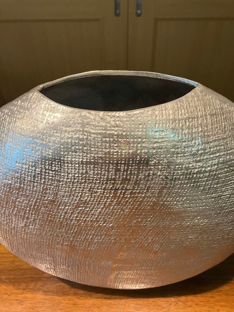 フラワーベース　花瓶　丸　大型　インテリア　壺