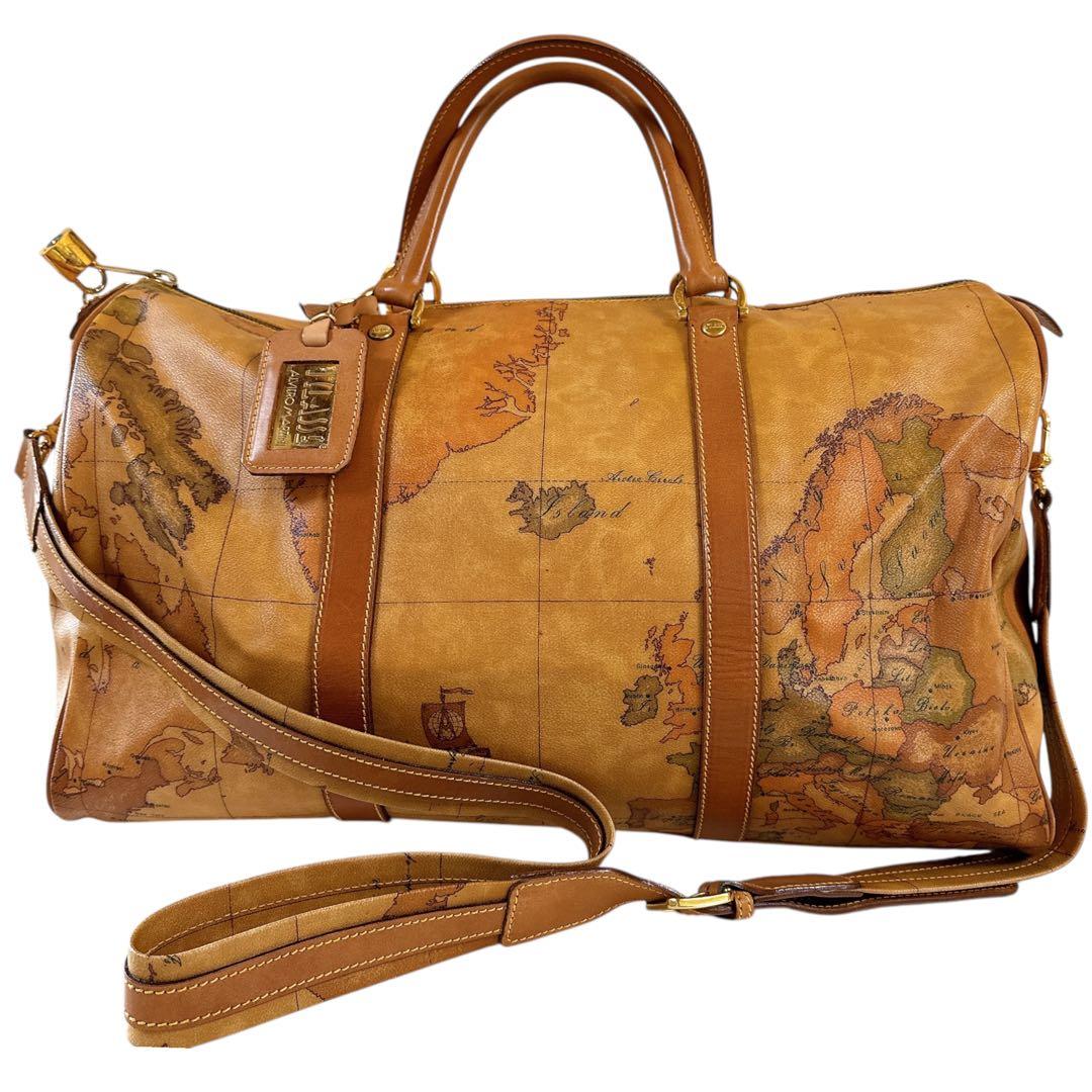 美品　プリマクラッセ　ボストンバッグ　2way　大容量　トラベルバッグ　PVC