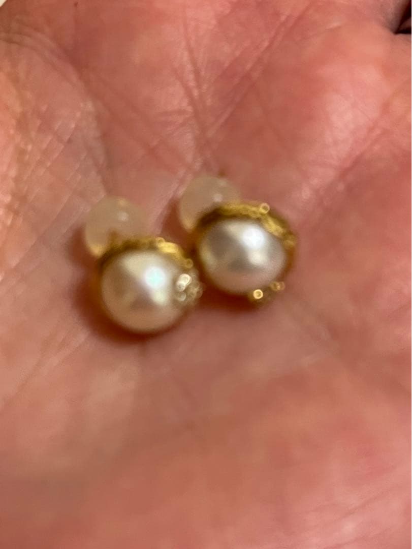 k18マベパールピアス