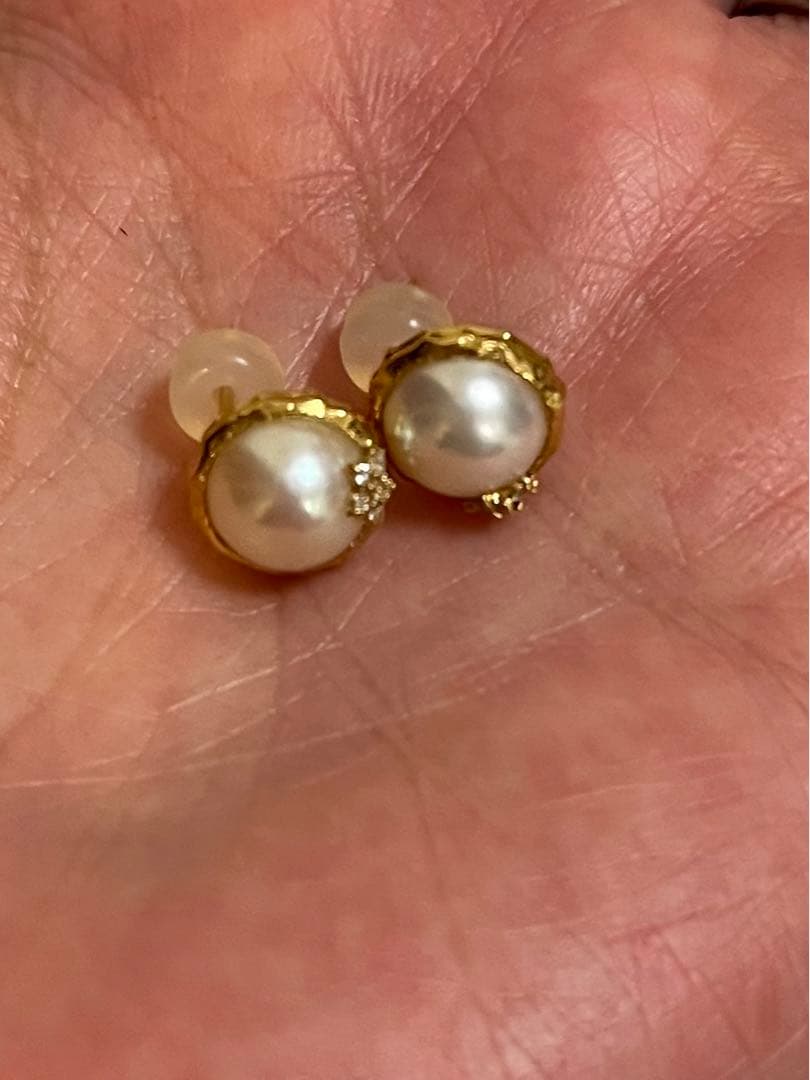 k18マベパールピアス