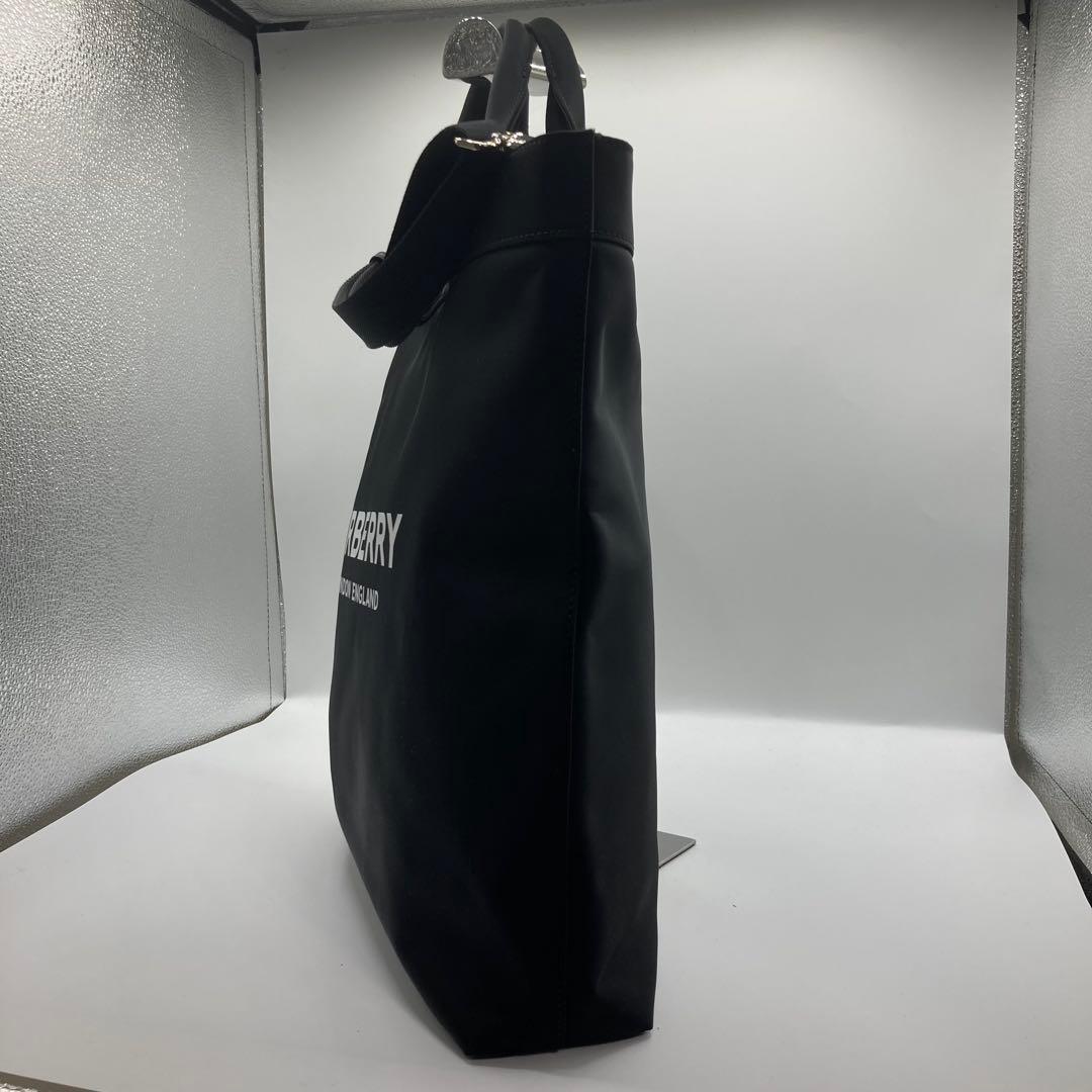 BURBERRY / アーティー ロゴ トートバッグ ショルダーバッグ ブラック