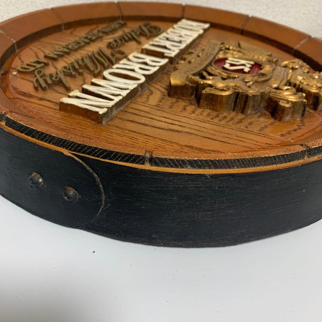 キリン シーグラム ROBERT BROWN ヴィンテージ バレルヘッドサイン