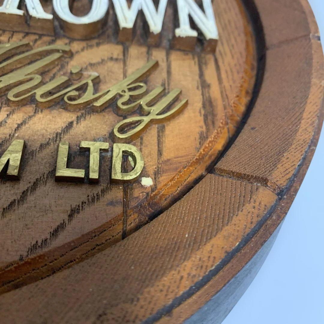 キリン シーグラム ROBERT BROWN ヴィンテージ バレルヘッドサイン