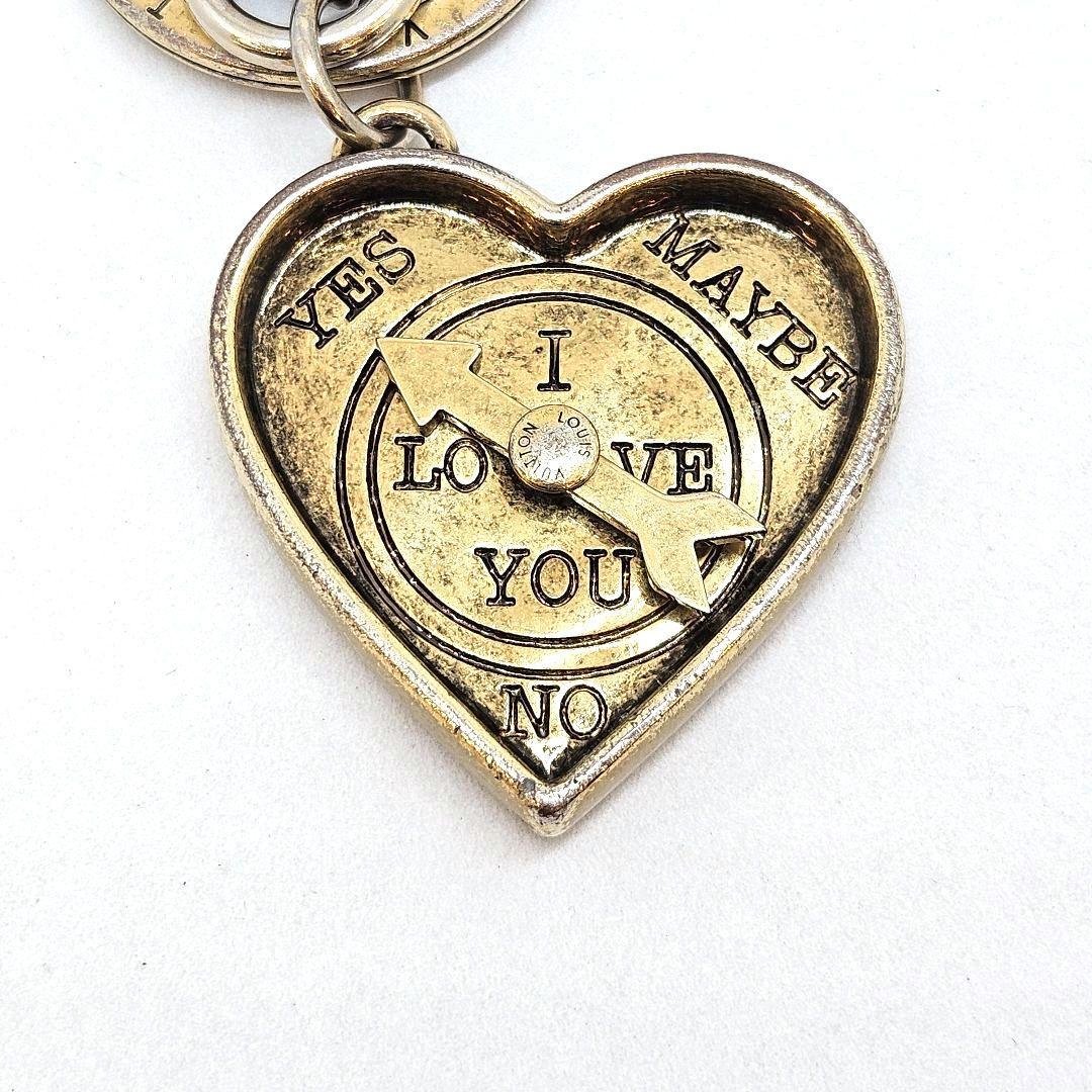 LOUIS VUITTON ルイ ヴィトン キーホルダー ラバーズ ハート