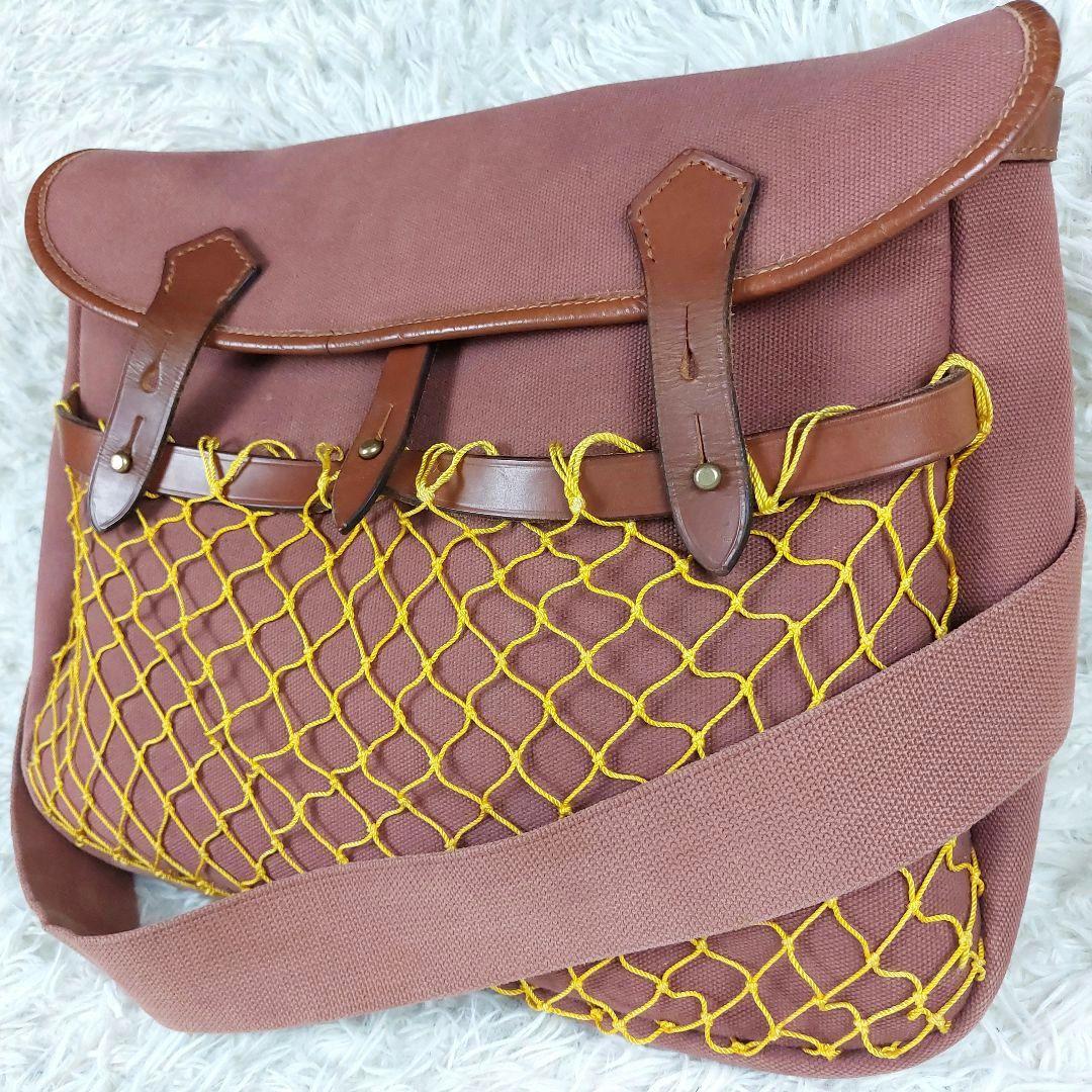 BRADY サンドリンガム ゲーム レザーキャンバス ベルトメッセンジャーバッグ