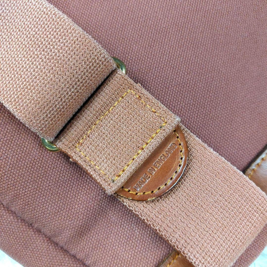 BRADY サンドリンガム ゲーム レザーキャンバス ベルトメッセンジャーバッグ