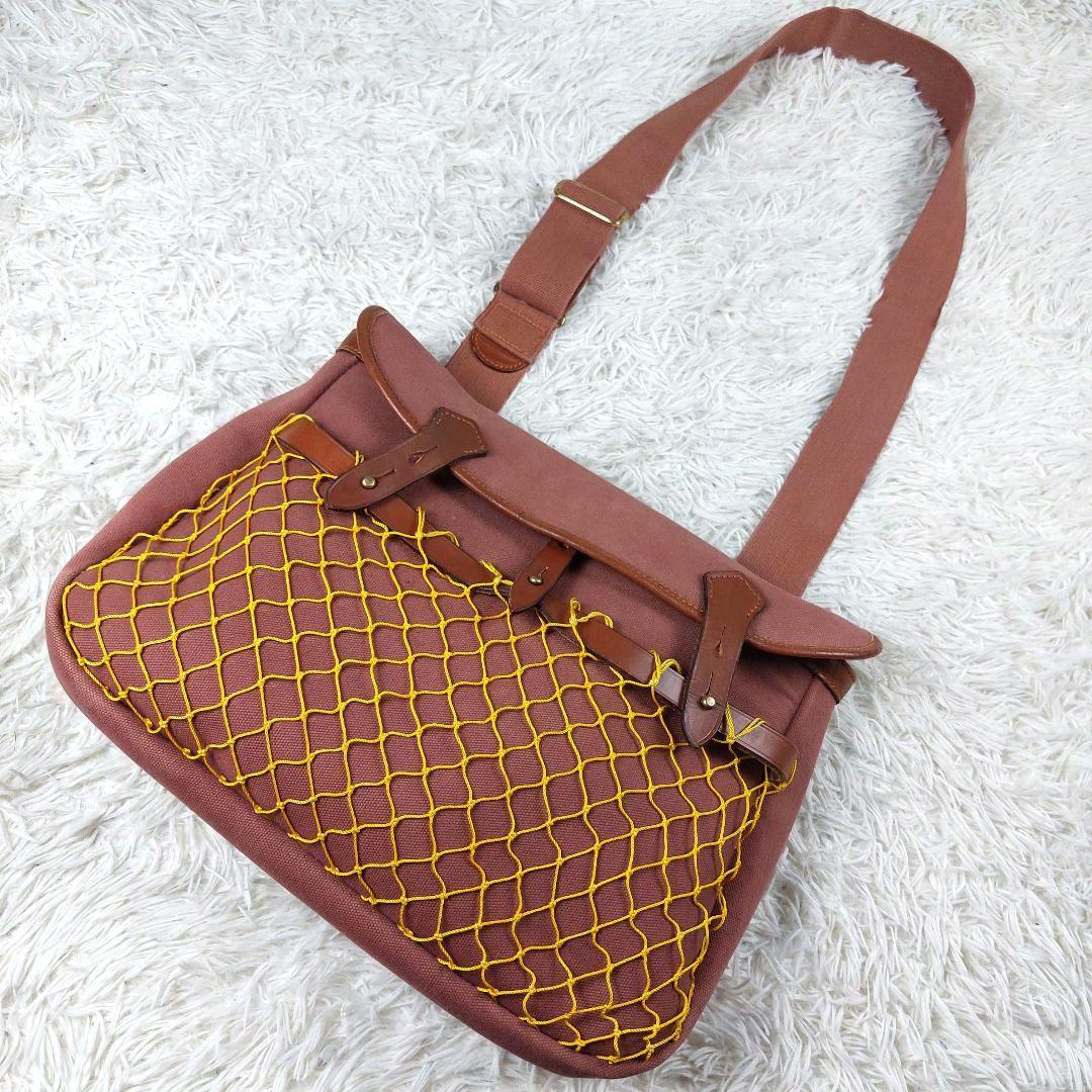 BRADY サンドリンガム ゲーム レザーキャンバス ベルトメッセンジャーバッグ