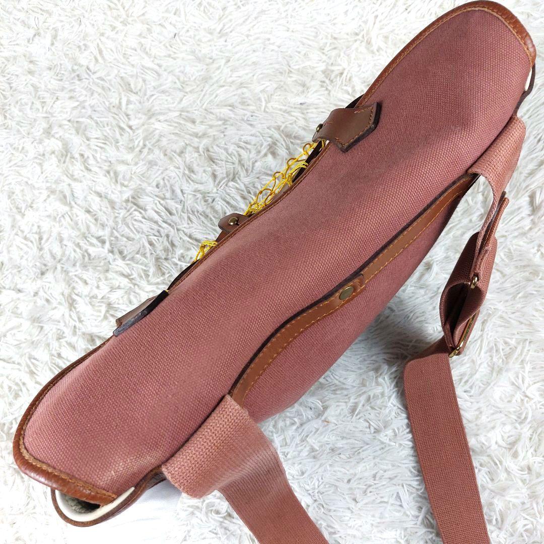 BRADY サンドリンガム ゲーム レザーキャンバス ベルトメッセンジャーバッグ