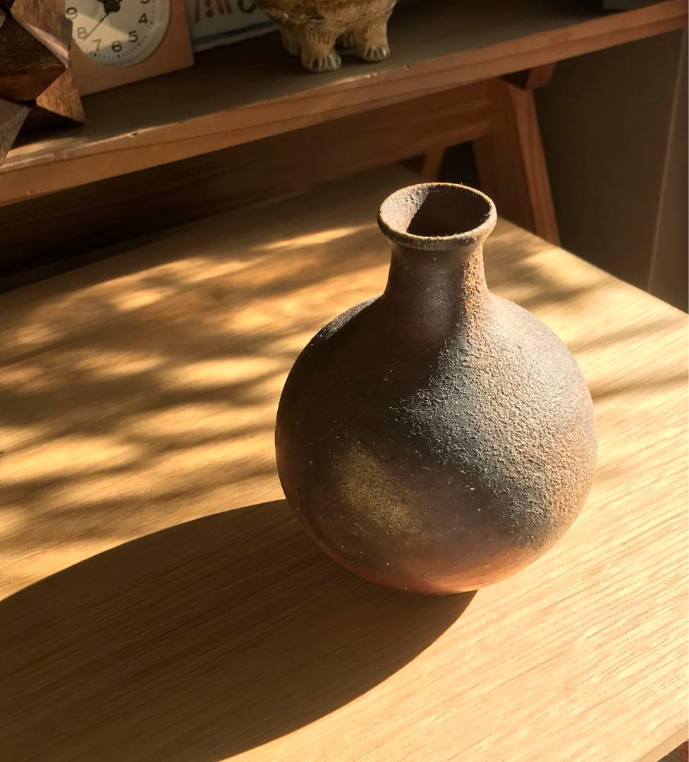 備前焼　徳利　作家もの　起き上がり小法師　　器　焼き物