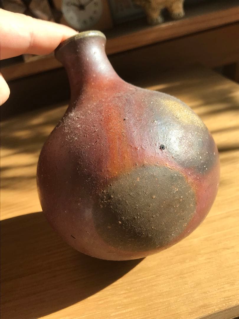 備前焼　徳利　作家もの　起き上がり小法師　　器　焼き物