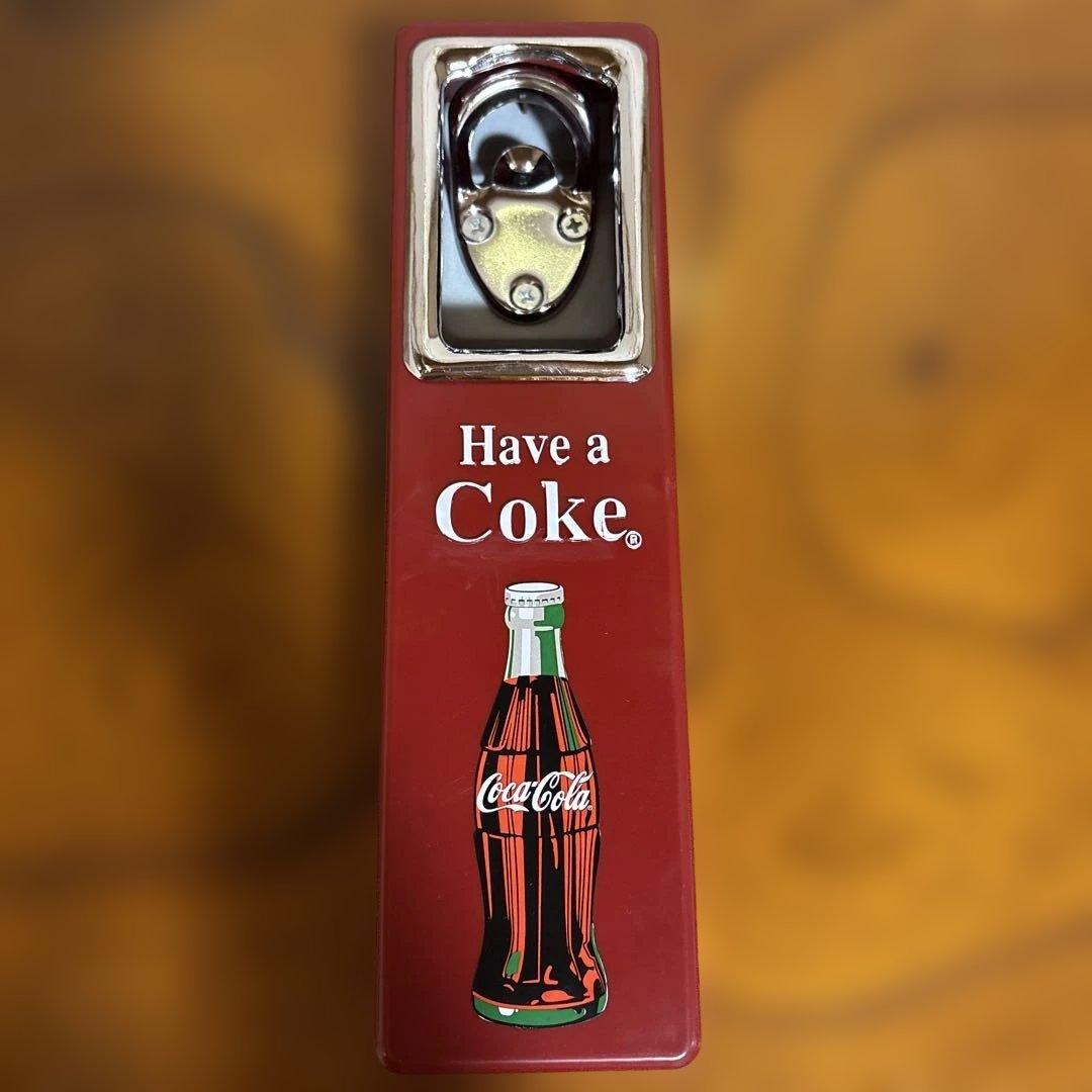 新品　コカコーラ　栓抜き　ボトルオープナー　キャップキャッチャー