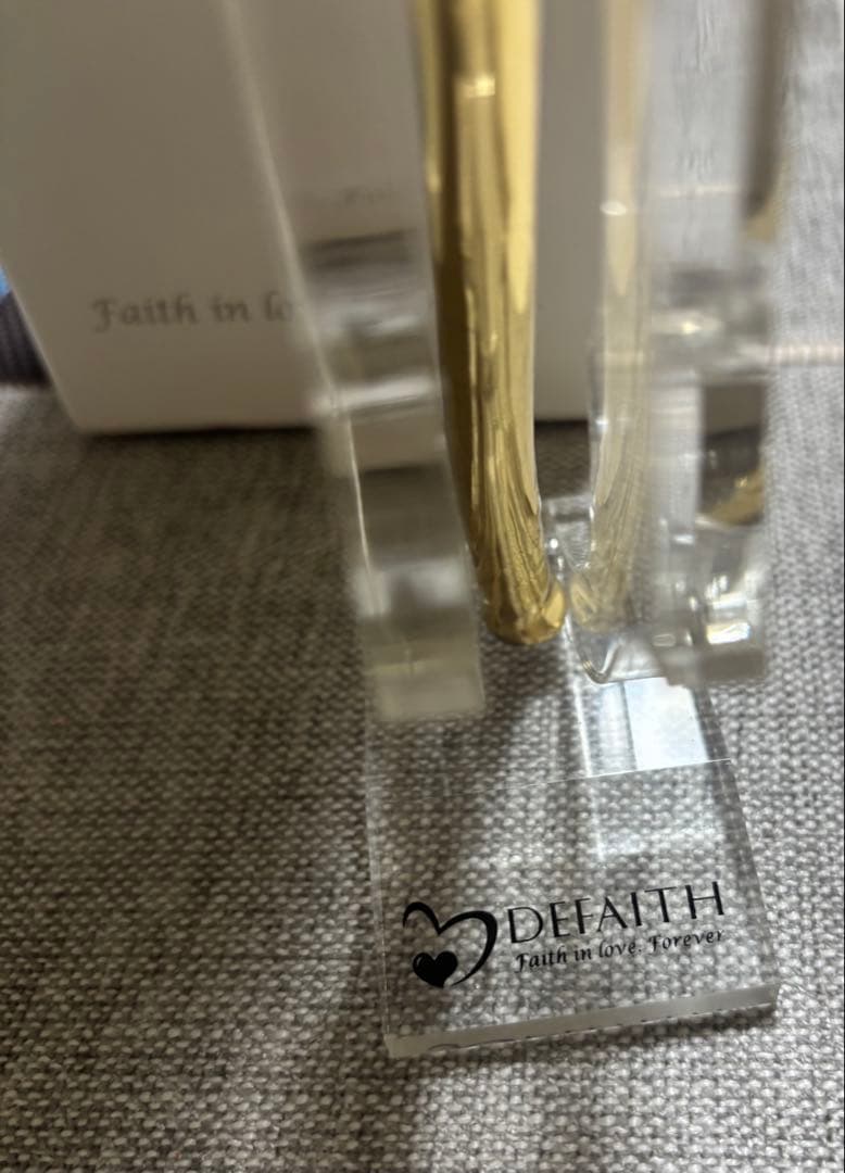 DEFAITH 金メッキ（1部24K） バラ 置物