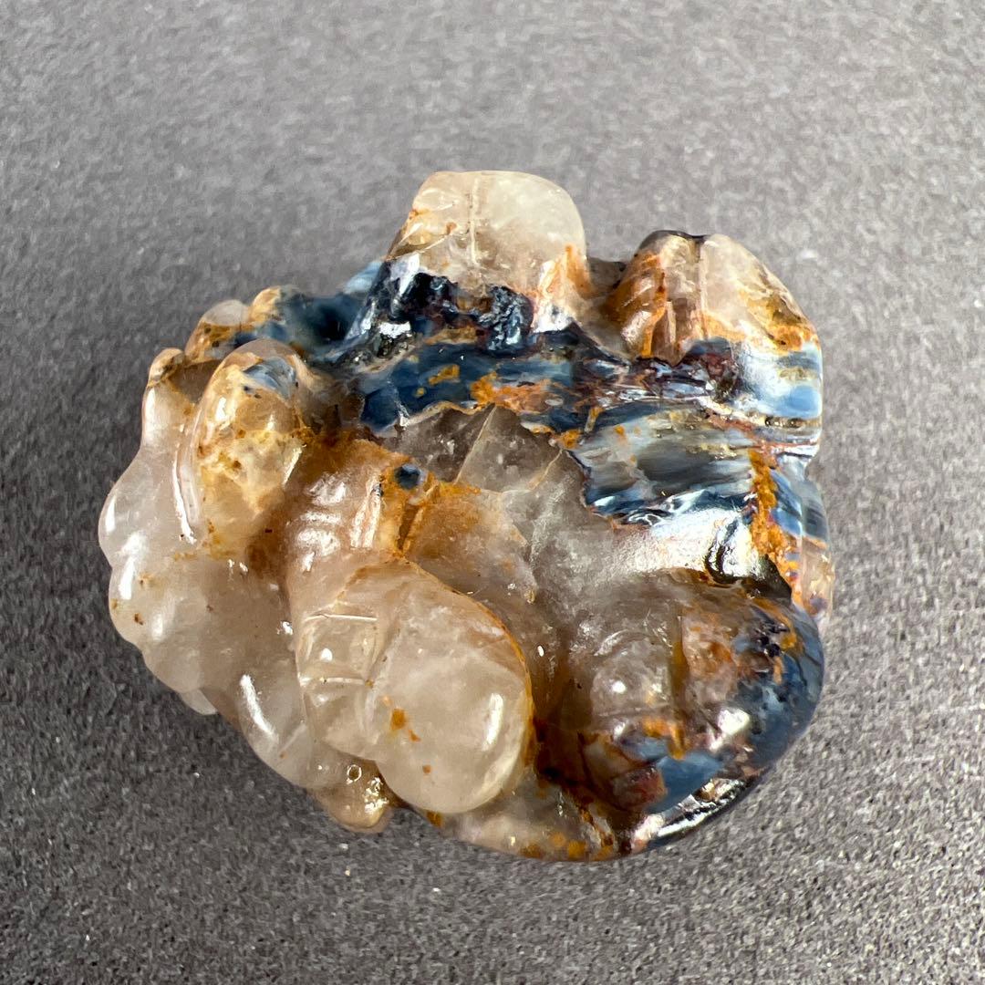 天然石　ロングイ　ピーターサイト　デニムシリカ