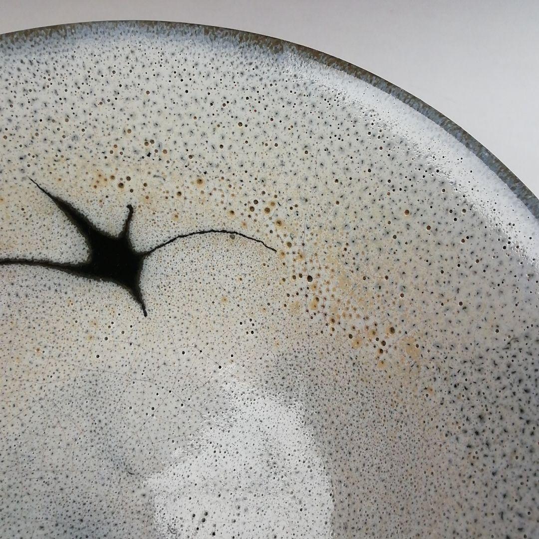 Ｗ２３０　茶碗　『白燦釉　茶碗』『谷口良三 造』　共箱　抹茶碗　茶道具